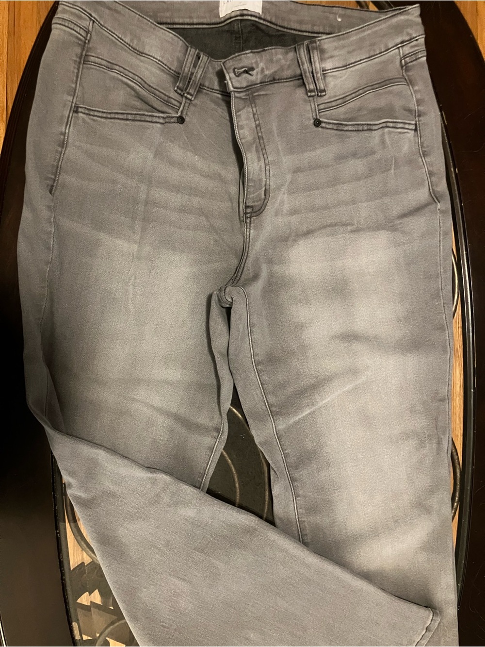 Lane Bryant Gray Skinny Jeans